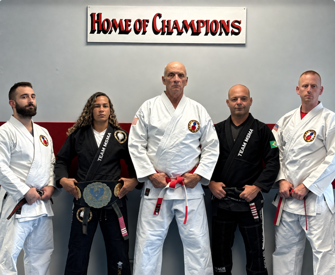 MSMA instructors standing together at the academy